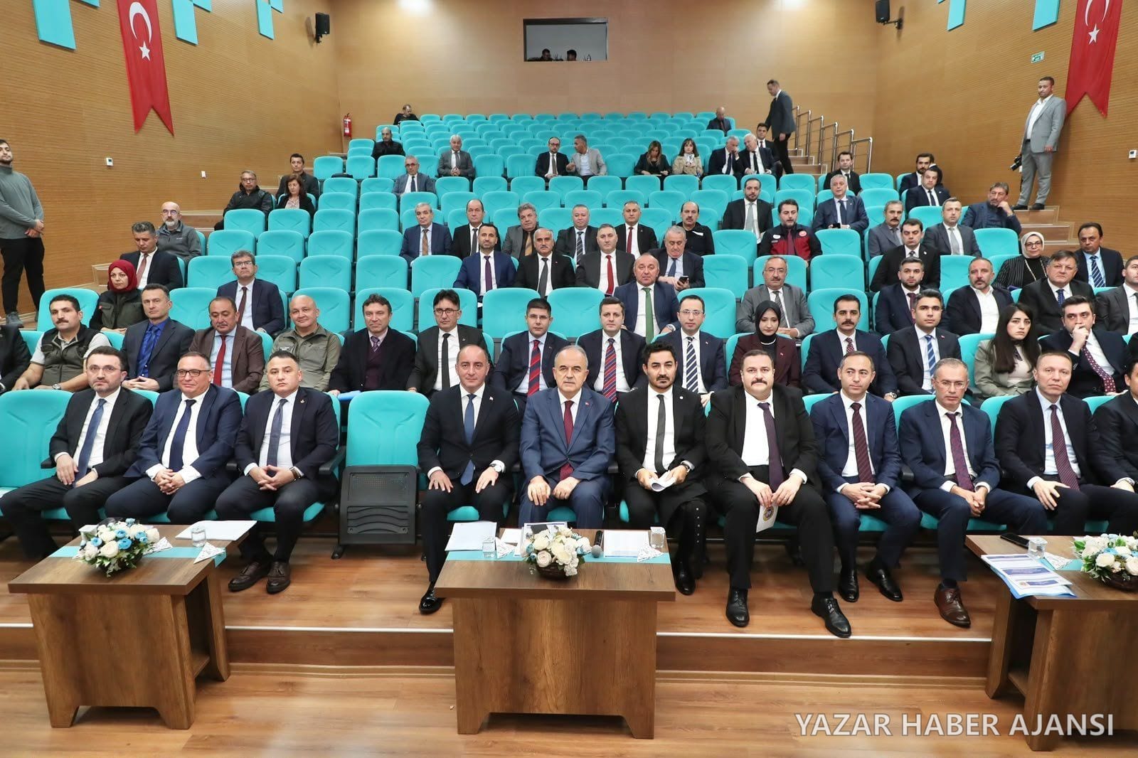 Ordu Valiliği Konferans Salonu'nda yapılan İl Koordinasyon Kurulu Toplantısı'na katılan kurum temsilcileri (Fotoğraf: Ordu Valiliği)