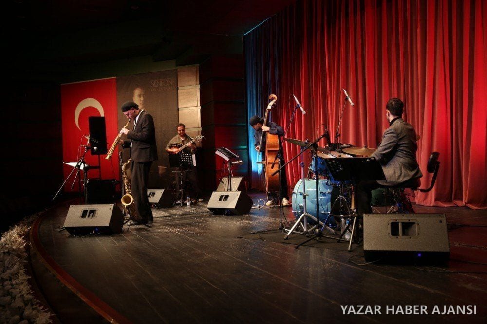 Eskişehir Caz Günleri kapsamında Art Baden Quartet'in verdiği konserden bir an (Fotoğraf: Eskişehir Büyükşehir Belediyesi)