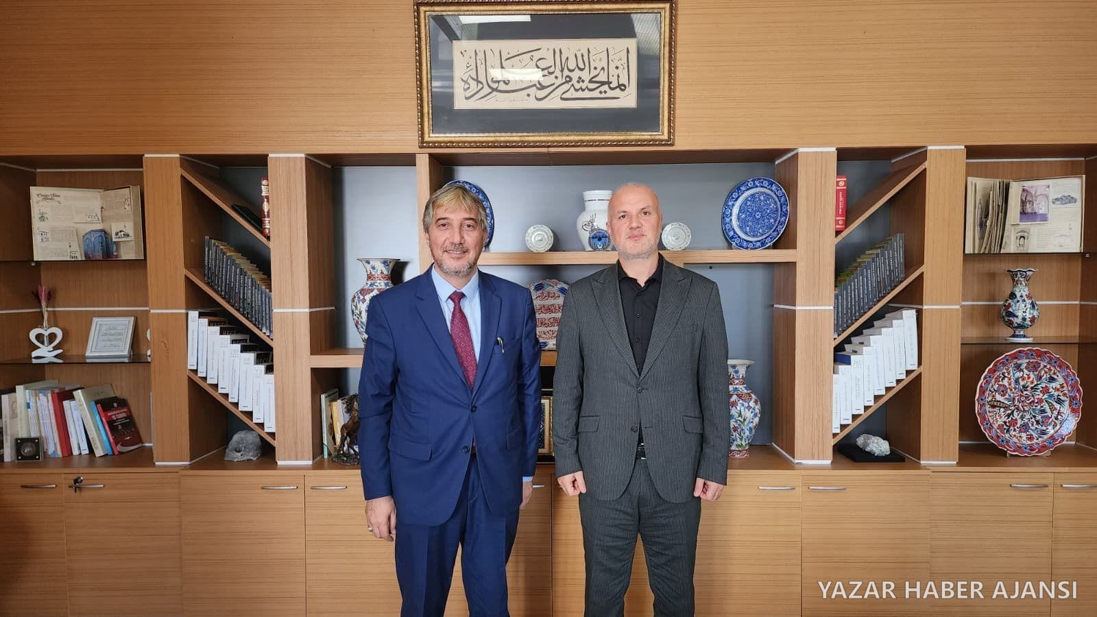 Maarif Arşiv ve Müzeler Dairesi Başkanı Şakar'ın Kütahya İl Millî Eğitim Müdürlüğüne ziyareti (Fotoğraf: Kütahya İl Millî Eğitim Müdürlüğü)