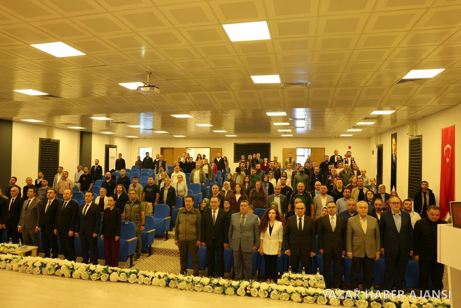 Giresun'da Fındık Araştırma Enstitüsü'nde düzenlenen fındık bakım teknisyeni sertifika töreni (Fotoğraf: Giresun Valiliği)