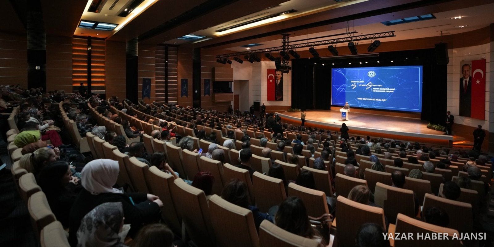 MEB Söz Varlığı Bilgi Ağı tanıtım programından bir kare (Fotoğraf: Millî Eğitim Bakanlığı)
